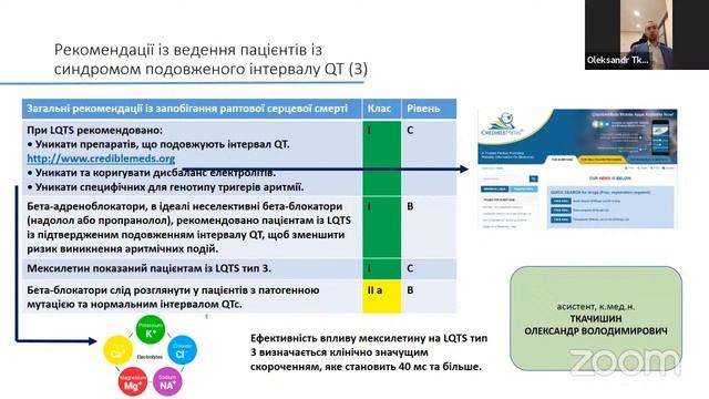Синдром подовженого інтервалу QT та катехоламін-індукована шлуночкова тахікардія. смотреть онлайн