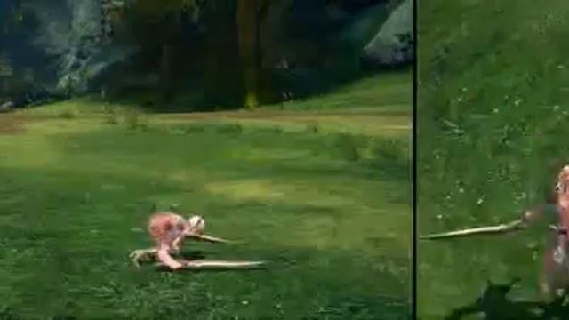 TERA - Warrior Avoidance Skill смотреть онлайн