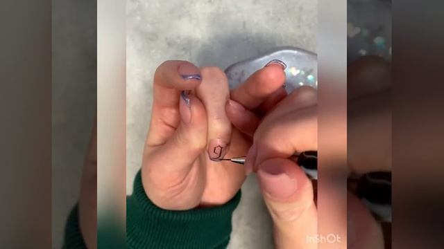 Nail Art - Old English, Tattoo Rose & French Tip For Beginners Speed Up смотреть онлайн