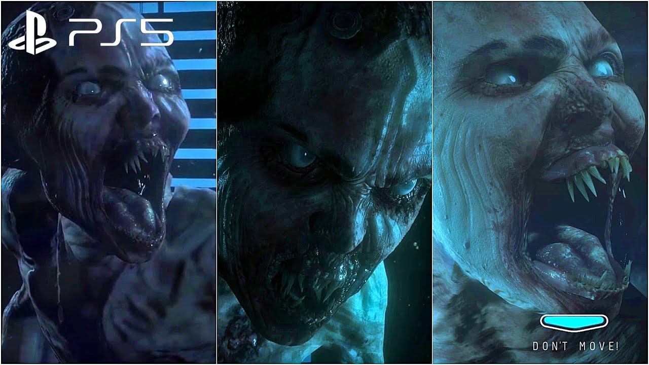 Every Wendigo Monster Encounter in UNTIL DAWN PS5 4K60fps смотреть онлайн
