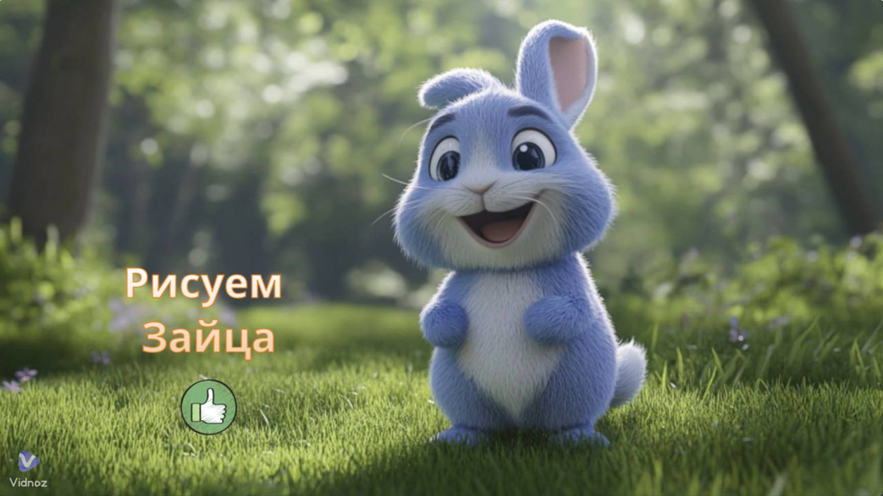 Маленькие художники: Рисуем Зайца - Детский образовательный мультфильм смотреть онлайн