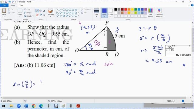 F5 C2 C length of Chord and Perimeter of Segment Q 12 смотреть онлайн