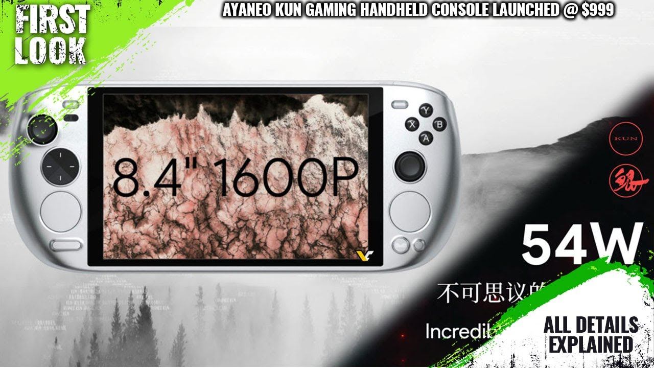 AYANEO KUN With 8.4″ 2.5K Display, 75Wh Battery And Ryzen 7 7840U APU Launched - Price From $999 смотреть онлайн