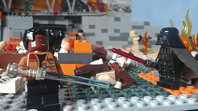 Lego Star Wars Finn Vs Vader Stop Motion смотреть онлайн