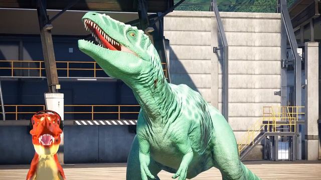 Saurophaganax Vs Carcharodontosaurus - Jurassic World Evolution (Dinosaur King Mod) смотреть онлайн