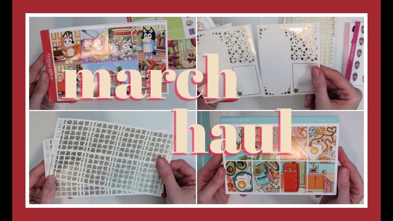 ALL THE CUTE STICKERS ⭐️ March 2023 Haul смотреть онлайн