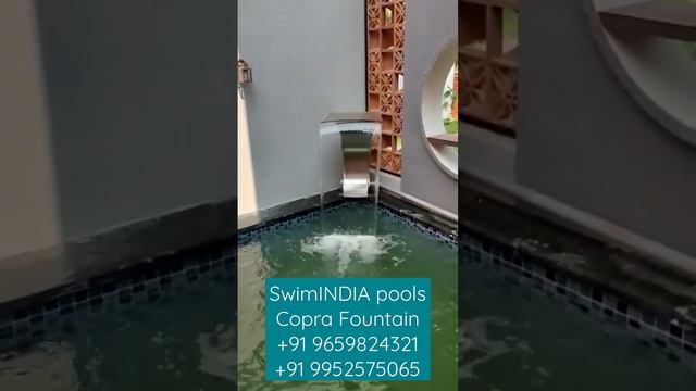 SwimINDIA pools Copra Fountain waterfall Nozzle смотреть онлайн