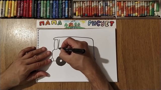 Рисуем Скорую помощь/ Урок Рисования /How to draw an ambulance help/ Drawing Lesson смотреть онлайн