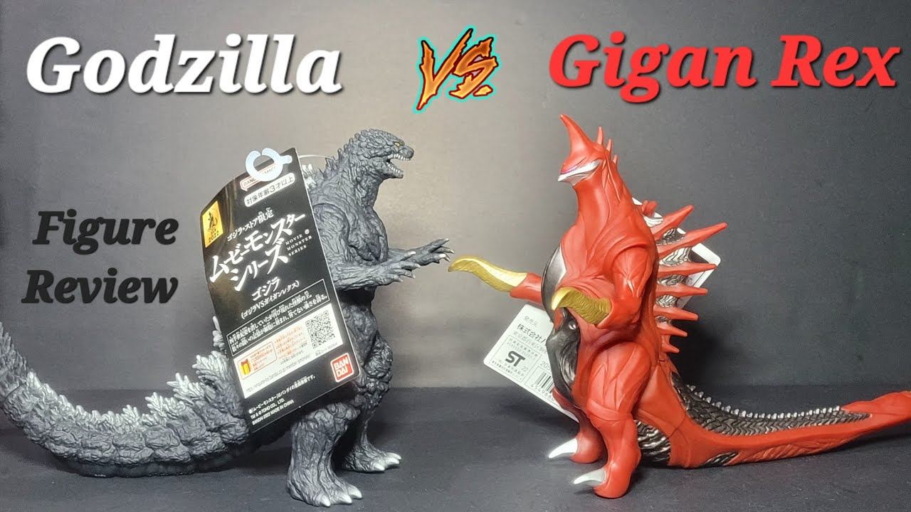 MMS Gemstone Godzilla and Gigan Rex Figure Review | BurningGodzilla Fan 1954 смотреть онлайн