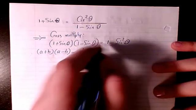 How to Verify Trigonometric Identities 1+sinx=Cos^2x/(1-Sinx) - Trigonometry смотреть онлайн