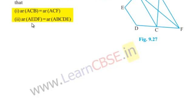 CBSE Class 9 | Triangles on the same Base and between the same Parallels are equal in area смотреть онлайн
