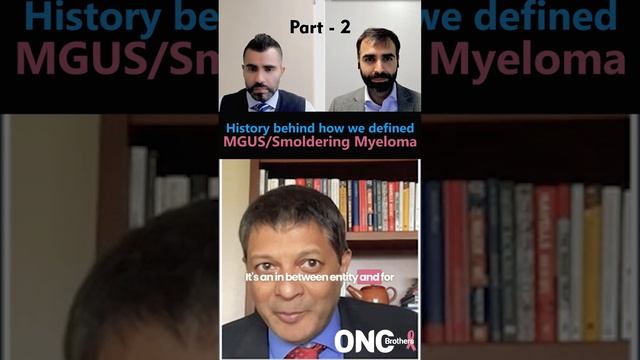 History behind how we defined MGUS/Smoldering Myeloma - Part 2 | | Dr. S. Vincent Rajkumar смотреть онлайн