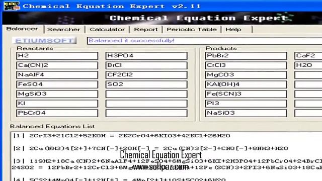 Chemical Equation Expert For Windows смотреть онлайн