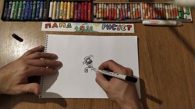 Рисуем Мужичка из мультфильма Падал прошлогодний снег/ Урок Рисования / Drawing Lesson смотреть онлайн