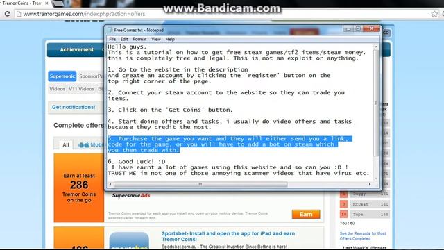 How to legally get free steam games, gift cards and CS:GO/TF2 items NO DOWNLOADS смотреть онлайн