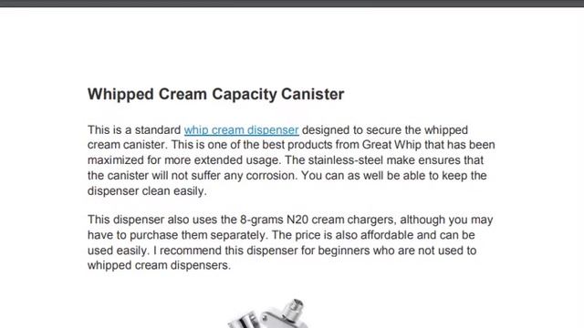 "GREATWHIP"How to Choose the Right Size N2O Charger Whipped Cream Dispenser. смотреть онлайн