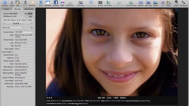Aperture 3: Aggiunta di Informazioni agli EXIF delle foto e nella Vista in cui ci troviamo смотреть онлайн