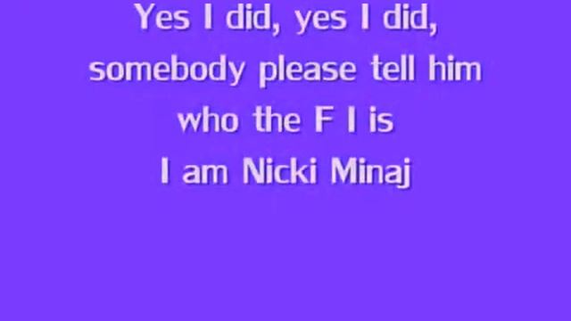 Super Bass Nicki Minaj ft Ester Dean lyrics смотреть онлайн