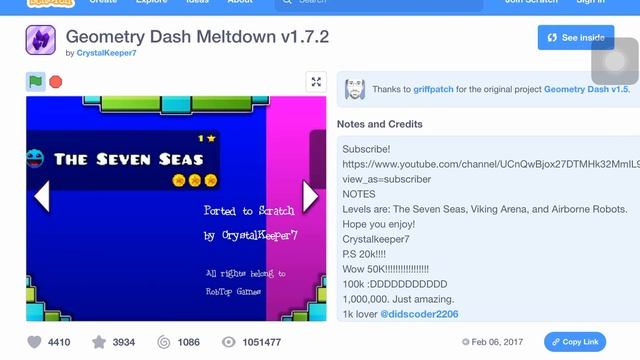 Geometry dash scratch смотреть онлайн