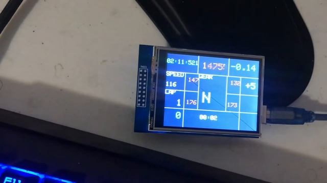 Simhub Serial LCD Display & Raspberry Pi Pico Revbar