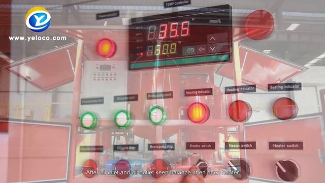 YELOCO Double stage vacuum Transformer oil regeneration machine start operation смотреть онлайн