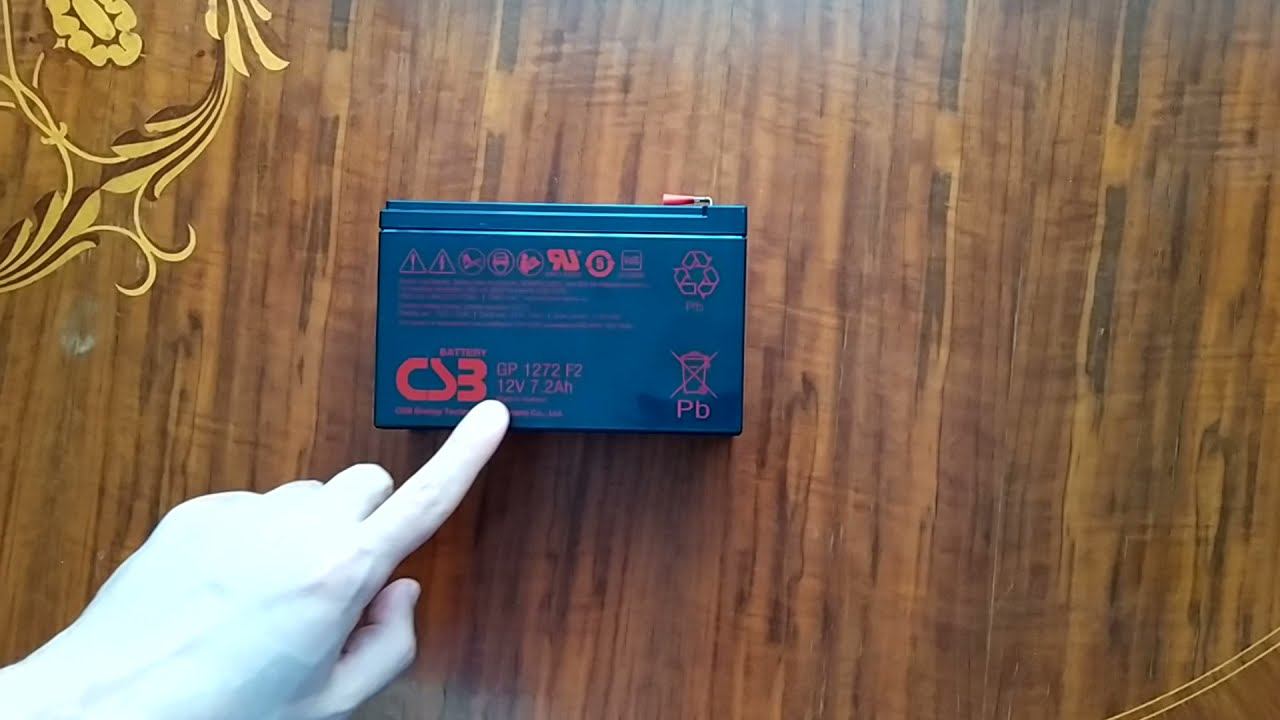 Розпакування акумуляторної батареї CSB 12V 7.2Ah з Rozetka смотреть онлайн