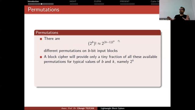 Lightweight Block Ciphers смотреть онлайн