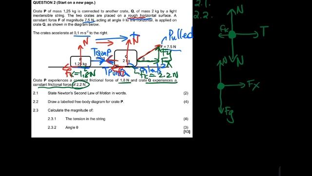 Part 2: Grade 11&12 Newton’s Second Law of Motion Question смотреть онлайн