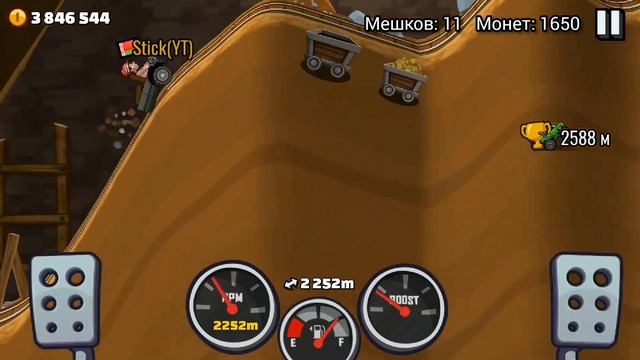 HILL CLIMB RACING 2|BUS in The MINES|Money farm смотреть онлайн