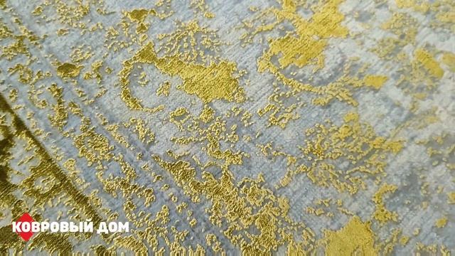 Ковер Historia Overdye 3023A l.gray/mustard смотреть онлайн