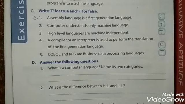 Class 5th|Revision Work (True/False) (Part 1) смотреть онлайн