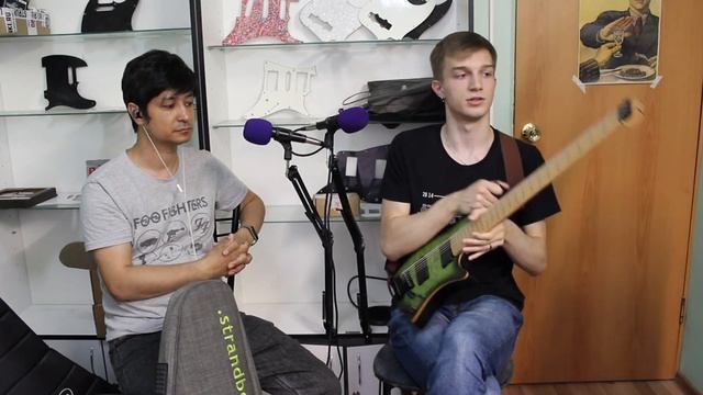 Strandberg Boden 8. Безголовая восьмиструнная, мультимензурная гитара.