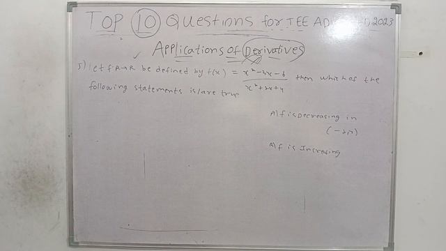 JEE ADVANCED PYQ'S APPLICATIONS OF DERIVATIVES✅|TOP 10 MOST IMPORTANT QUESTIONS 😱|#jeeadvanced смотреть онлайн