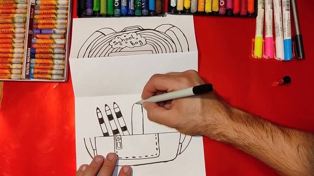 Как нарисовать Школьный Рюкзак /1 Сентября/ Урок Рисования /How to draw a School Bag /Drawing Lesson смотреть онлайн