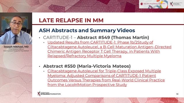 Top Multiple Myeloma Abstracts Presented at ASH 2021 смотреть онлайн