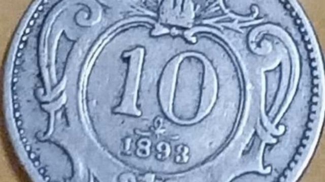 1893 Austria & 10 Cents,coin value and price rare . смотреть онлайн