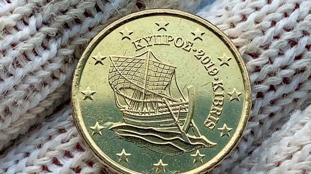50 euro cent 2019 Cyprus - Defect смотреть онлайн