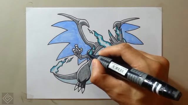 Mega Charizard X - Pokemon Mega Evolution #2 | Labyrinth Draw смотреть онлайн