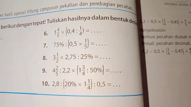 PEMBAHASAN KUNCI JAWABAN MATEMATIKA KELAS 6 LATIHAN 8 PELAJARAN 2 HAL. 50 GAP / ESPS смотреть онлайн