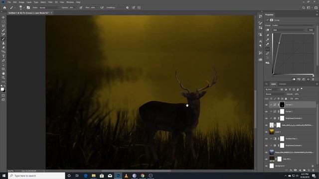 FANTASY DEER ART || PHOTOSHOP MANIPULATION TUTORIAL IN BENGALI смотреть онлайн