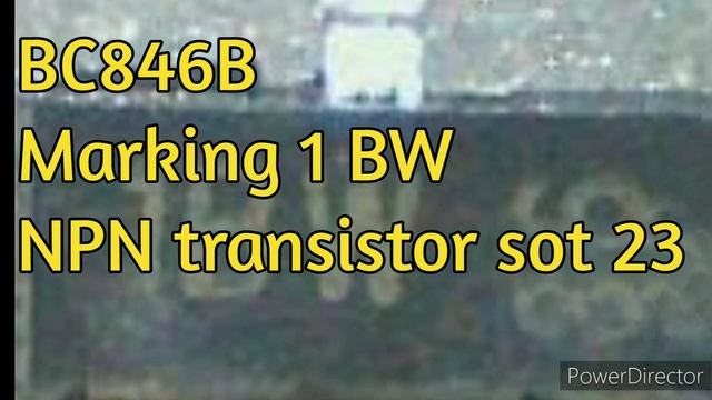 Transistor Smd 1B/1 BW Sot 23 BC846B