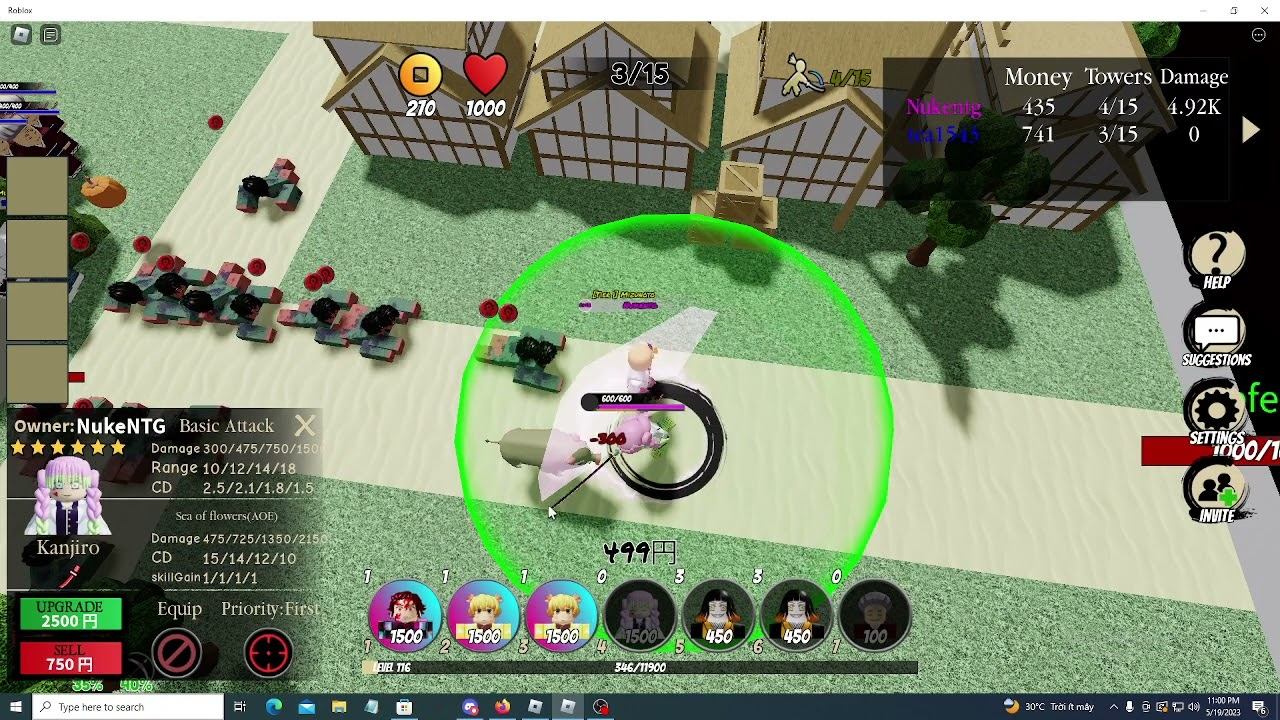 They finally fixed susamaru's bug in demon slayer tower defense смотреть онлайн