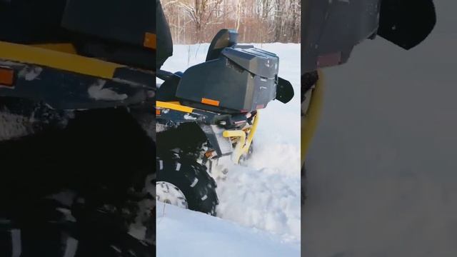 После снегопада пробиваю дорогу❄️ Deep snow #atv #квадроциклы #снег смотреть онлайн