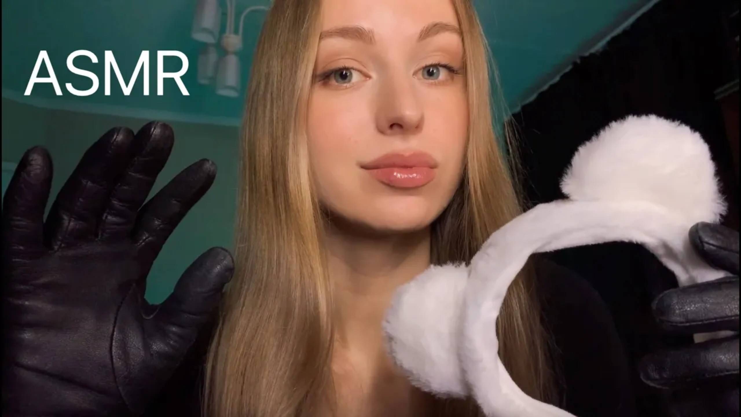 [АСМР] ТВОЯ ПОХИТИТЕЛЬНИЦА Позаботится о ТЕБЕ ASMR Leather Gloves смотреть онлайн
