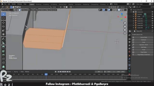 Create an Isometric Room in Blender 3D 2.83 Part 1 | Modeling смотреть онлайн