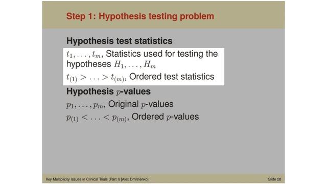 Key Multiplicity Issues in Clinical Trials (Part I): Module B смотреть онлайн