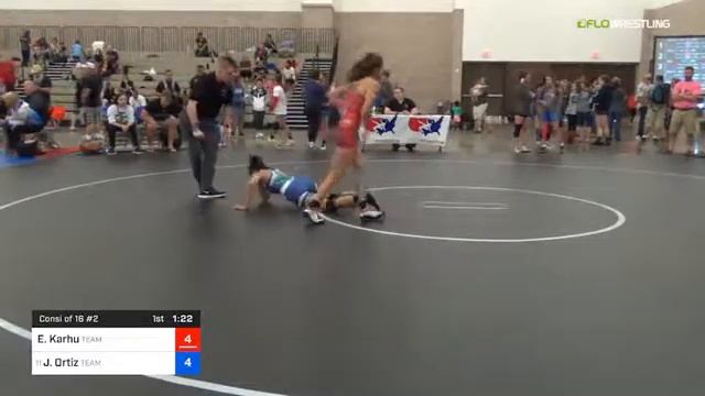 2018 Women's National /UWW Cadet Women 49 Consi Of 16 #2 - Emma Karhu (Team) Vs. Joanne Ortiz (Tea смотреть онлайн