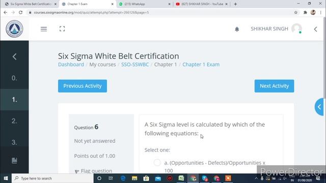 Six Sigma White Belt Training & Certification | Free Online Certification Courses| Six |SHIKHARSING смотреть онлайн