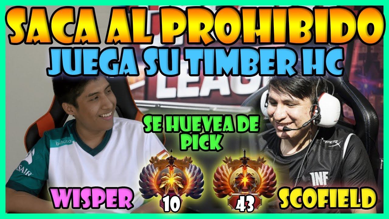 SE HUEVEA DE PICK SCOFIELD, WISPER CONTRA FRANK, MOO EN RANKED DOTA 2 смотреть онлайн