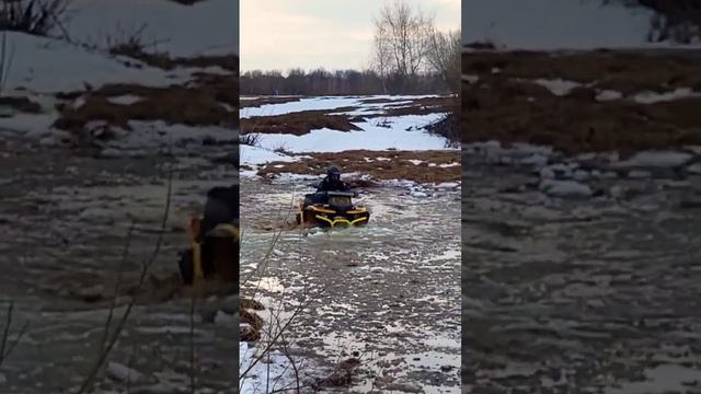 Брод по фары #atv #квадроциклы ПОЛНОЕ видео в описании смотреть онлайн